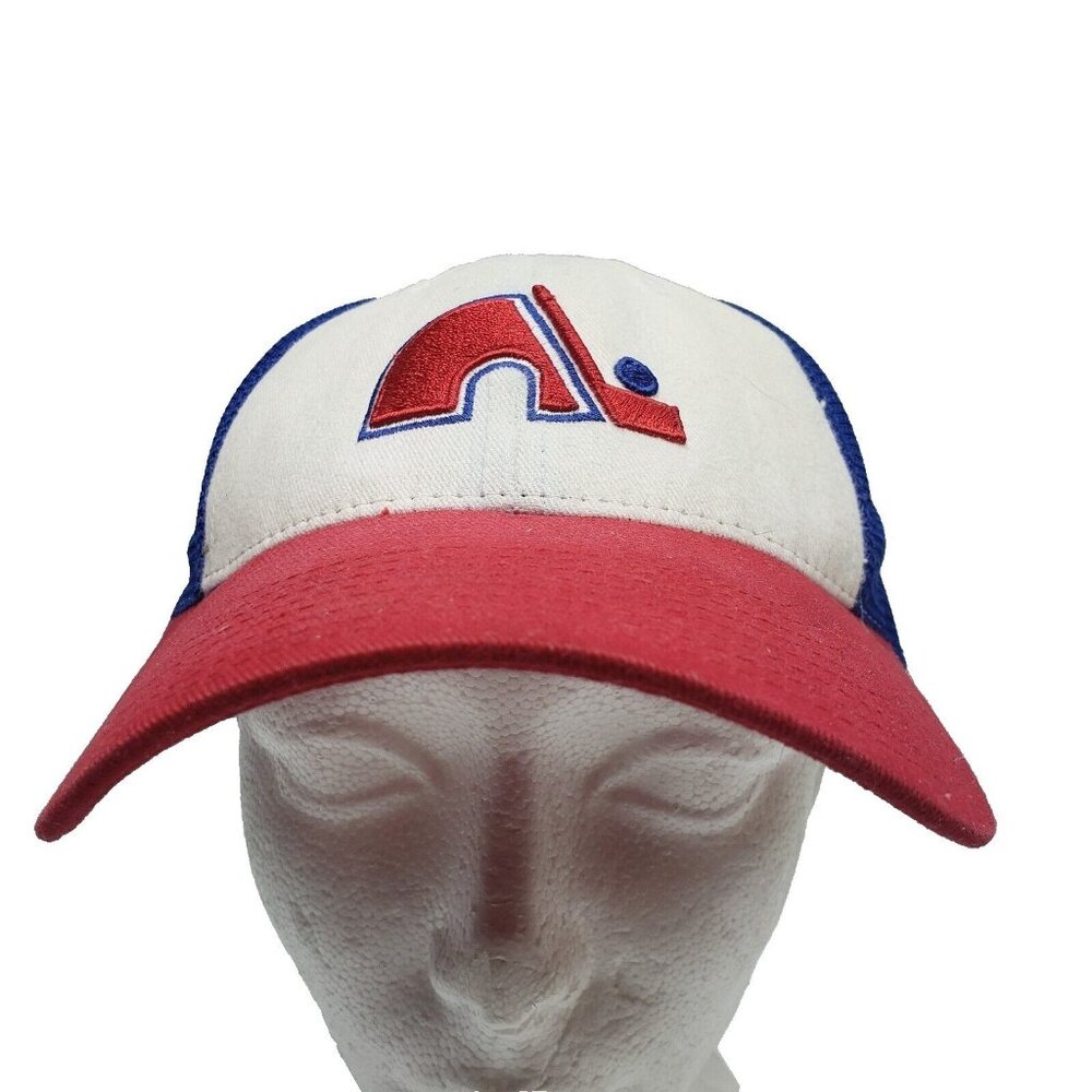 Quebec Nordiques SnapBack Hat American Needle Mesh Back NHL Vintage 1990's